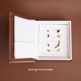 Bookbound Earring Box - Coffee