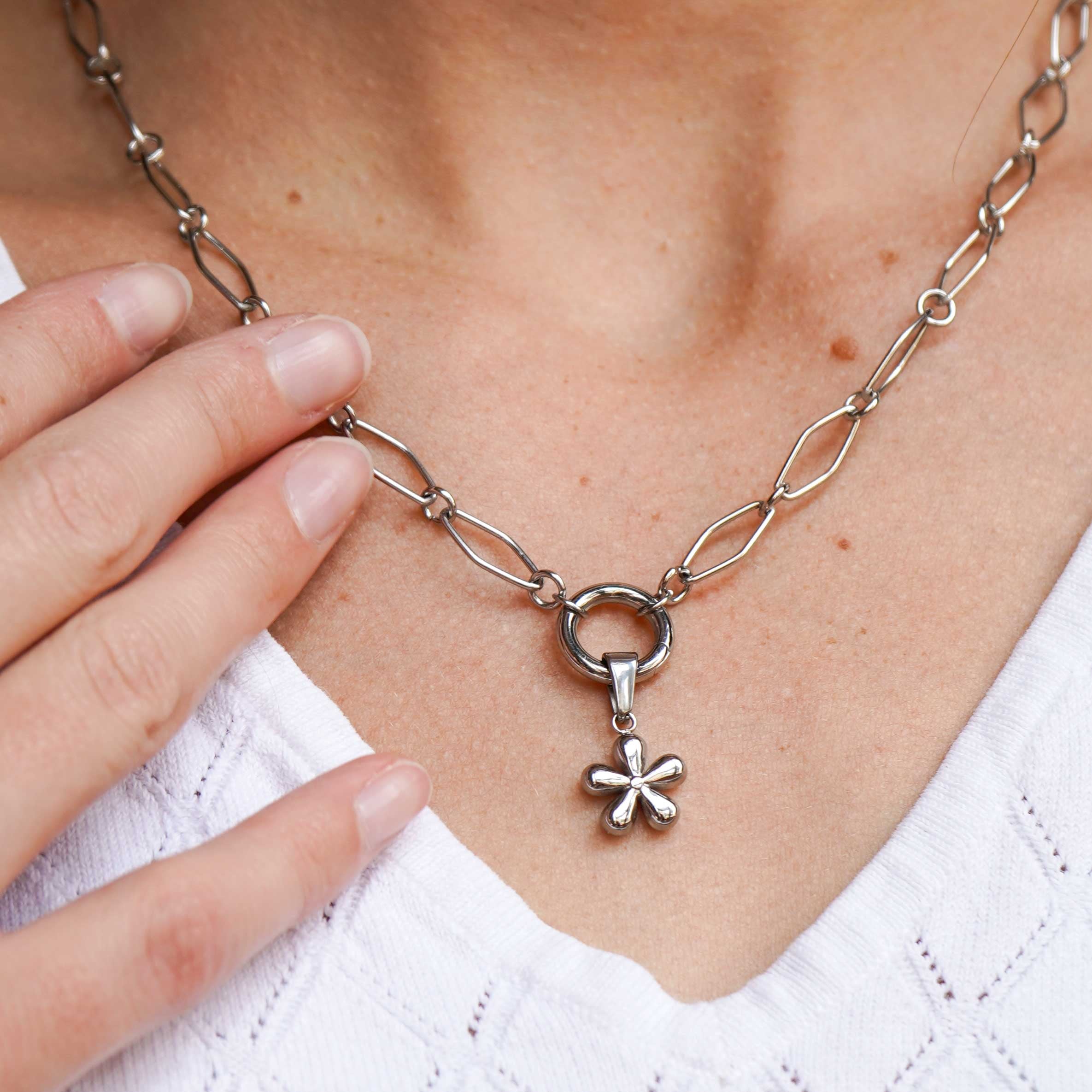 Daisy Necklace Charm