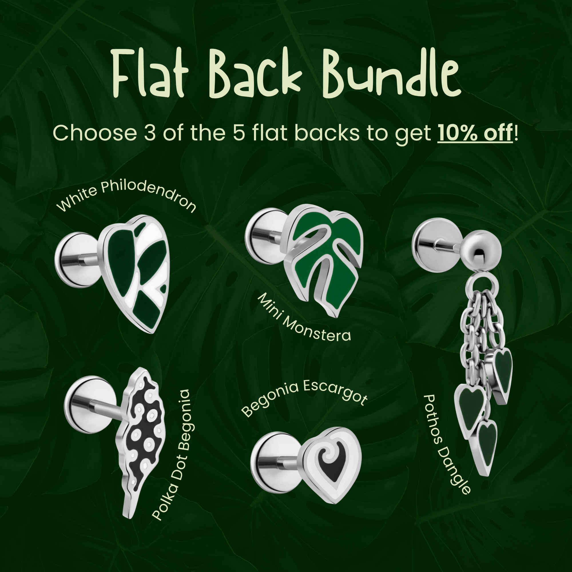 Houseplant Flat Back Bundle