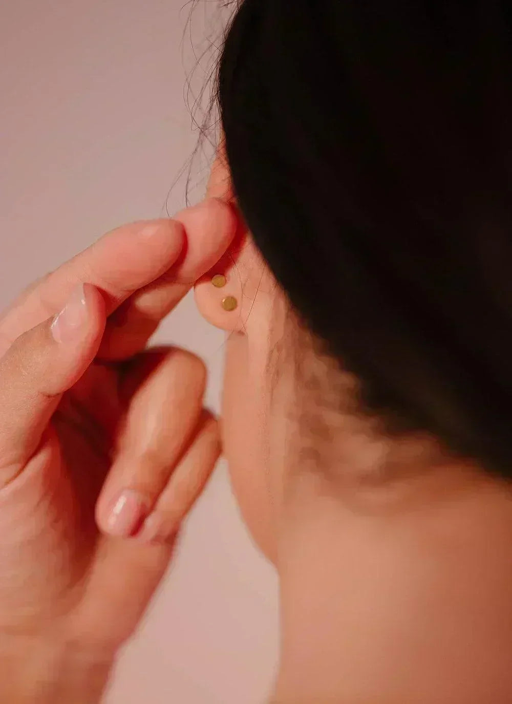 Mini Opal Hallmark Flat Back Stud