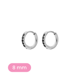Black Titanium Celestial Hoops
