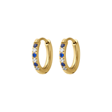 Blue Hour Titanium Celestial Hoops