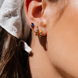 Blue Hour Titanium Celestial Hoops