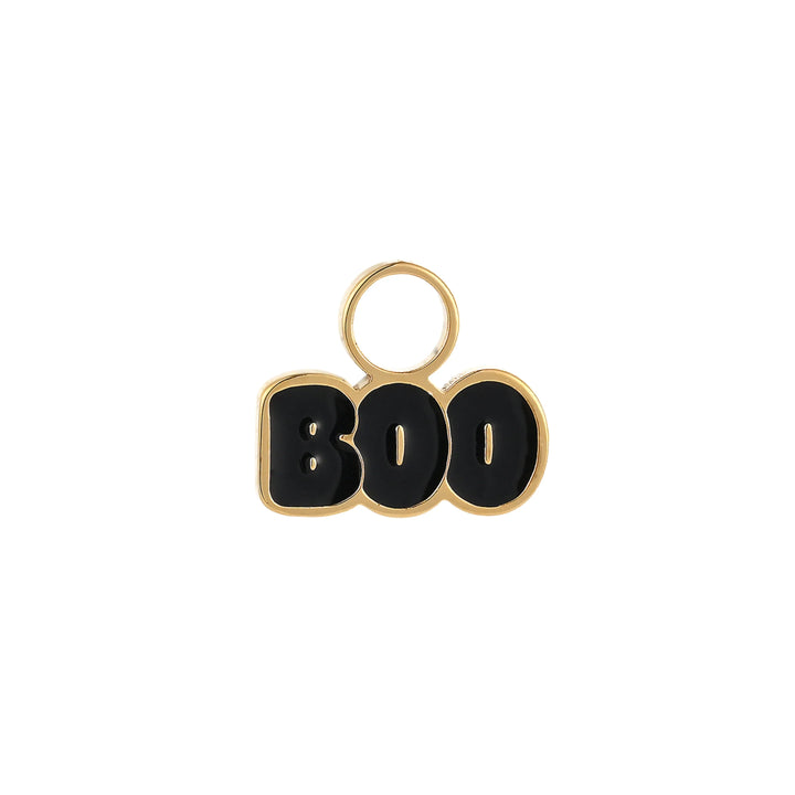 Boo Enamel Hoop Charm