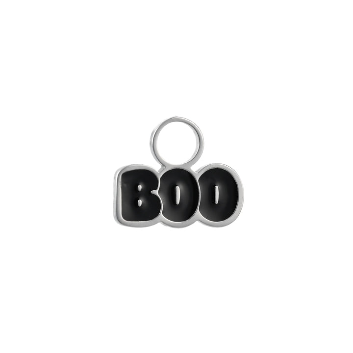 Boo Enamel Hoop Charm