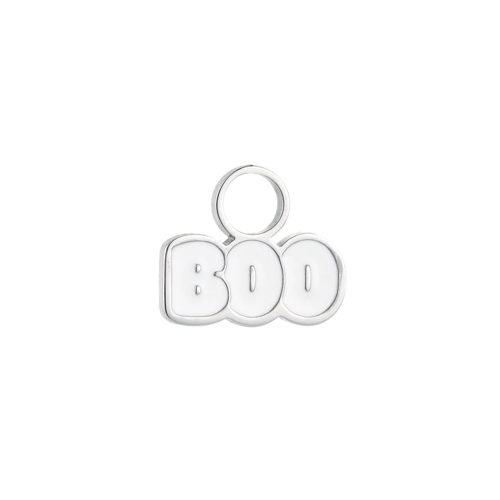 Boo Enamel Hoop Charm