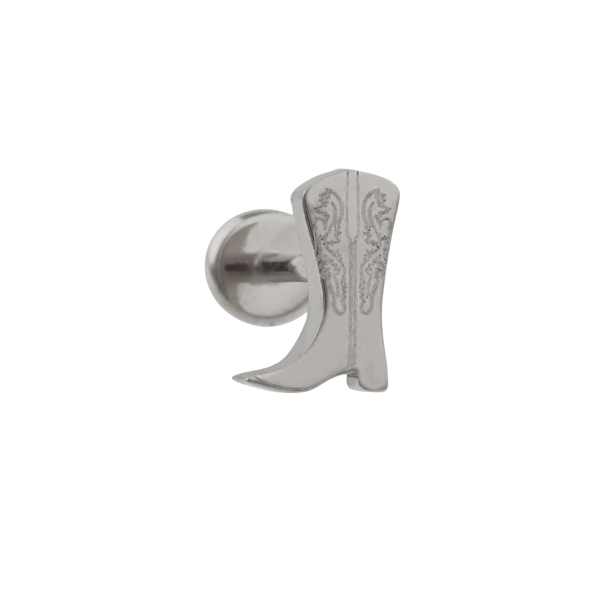 Western Boot Flat Back Stud