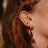 Tan Line Hoops