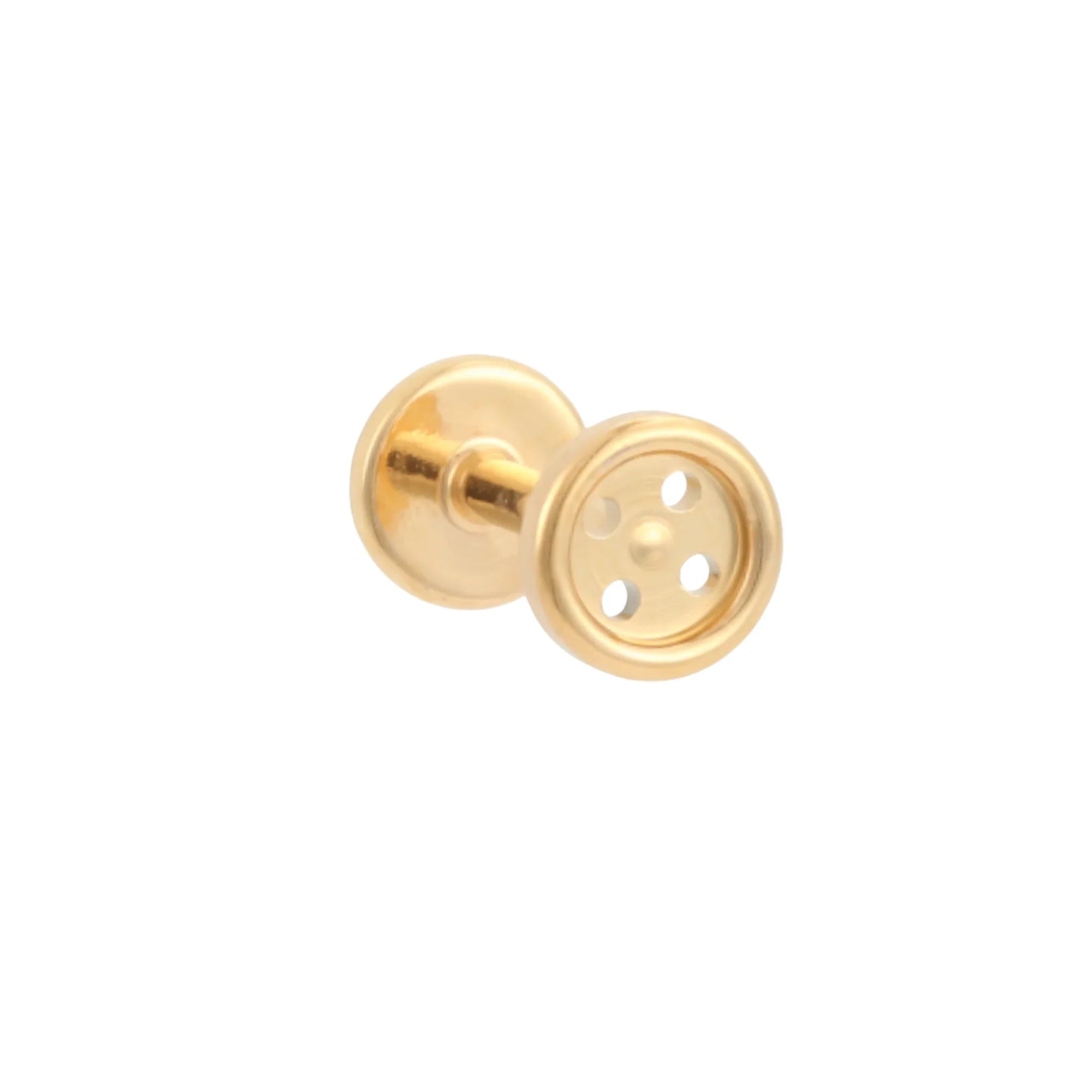Button Flat Back Stud
