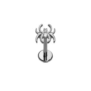 Clear Jewel Spider Flat Back Stud
