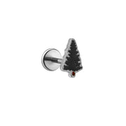 Camp Pine Enamel Flat Back Stud