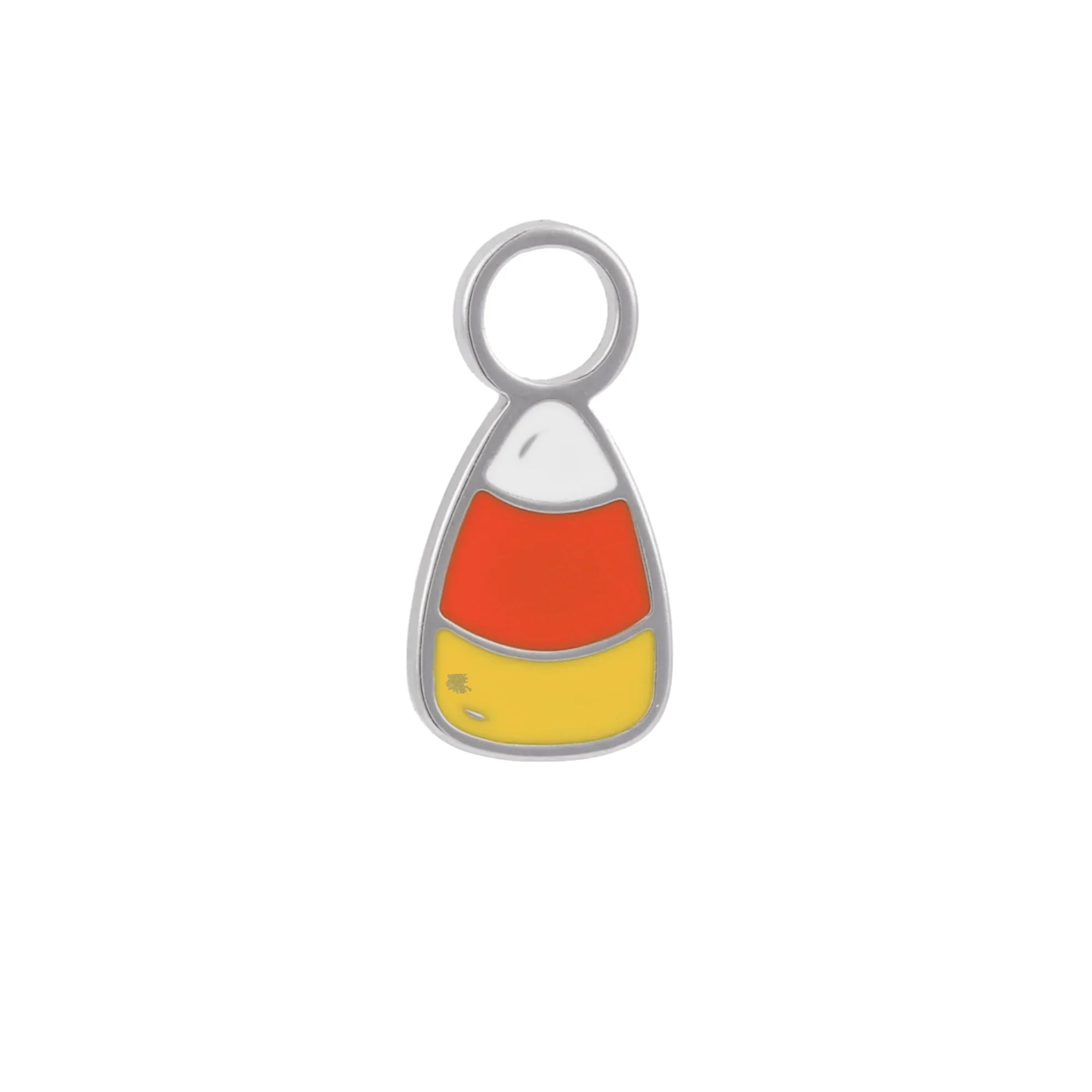 Candy Corn Hoop Charm