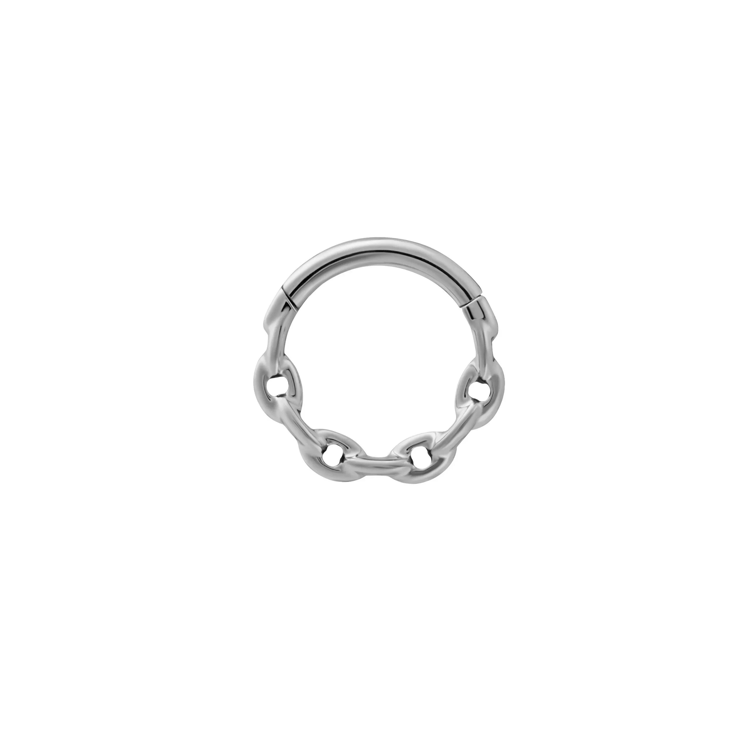 Chain-Link Daith Hoop