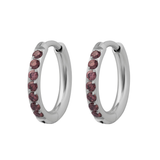 Coffee Titanium Celestial Hoops