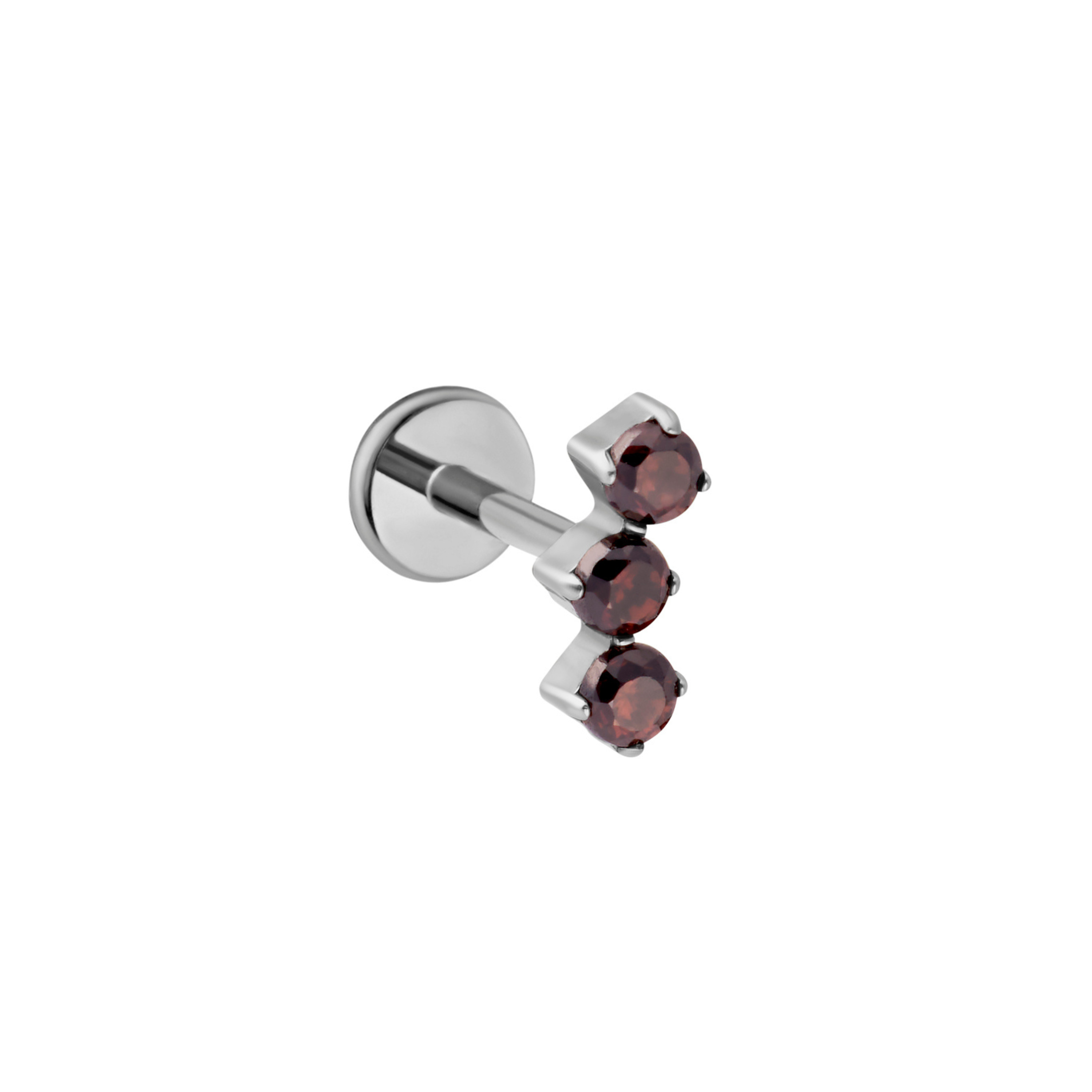 Coffee Trio Flat Back Stud