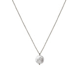 Coin Pearl Pendant Necklace
