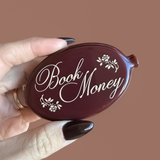 Book Money Coin Purse - Coffee