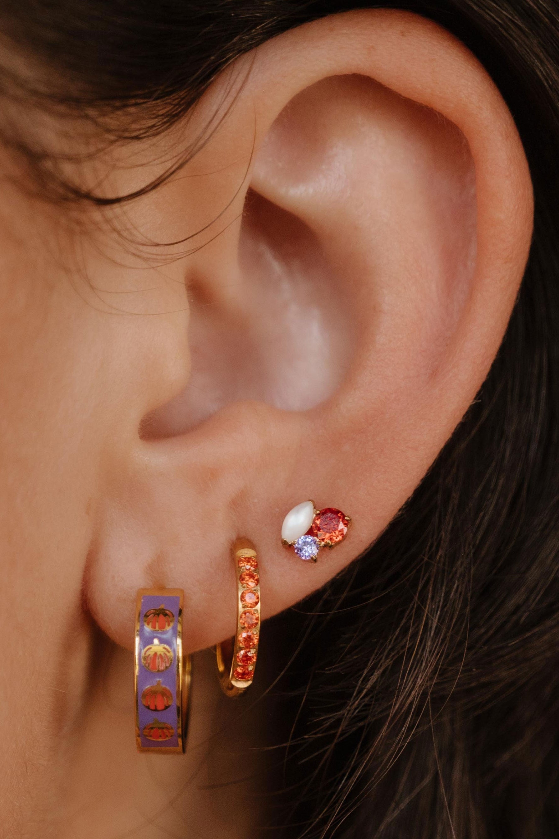 Bijoux Flat Back Stud - Spooky