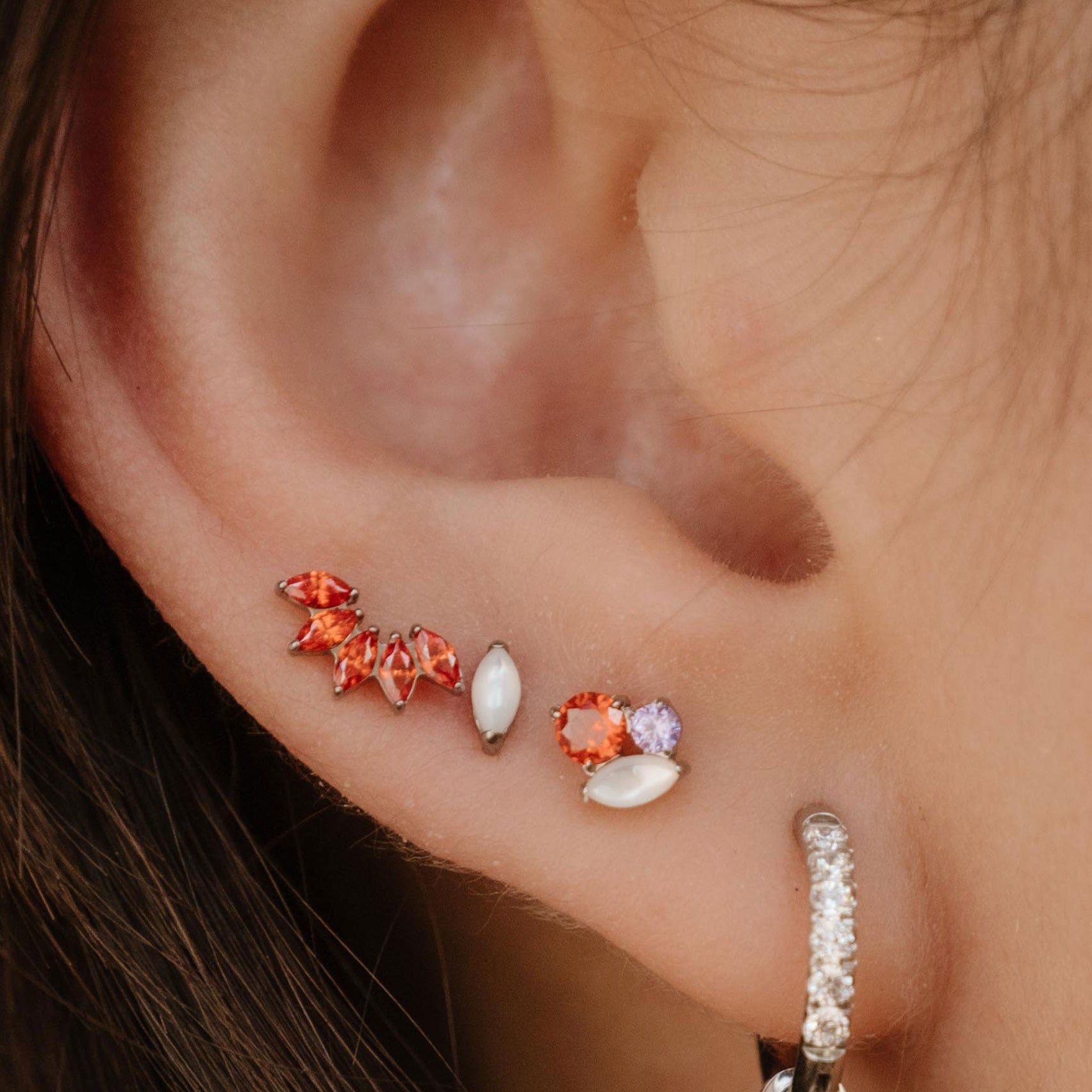 Bijoux Flat Back Stud - Spooky
