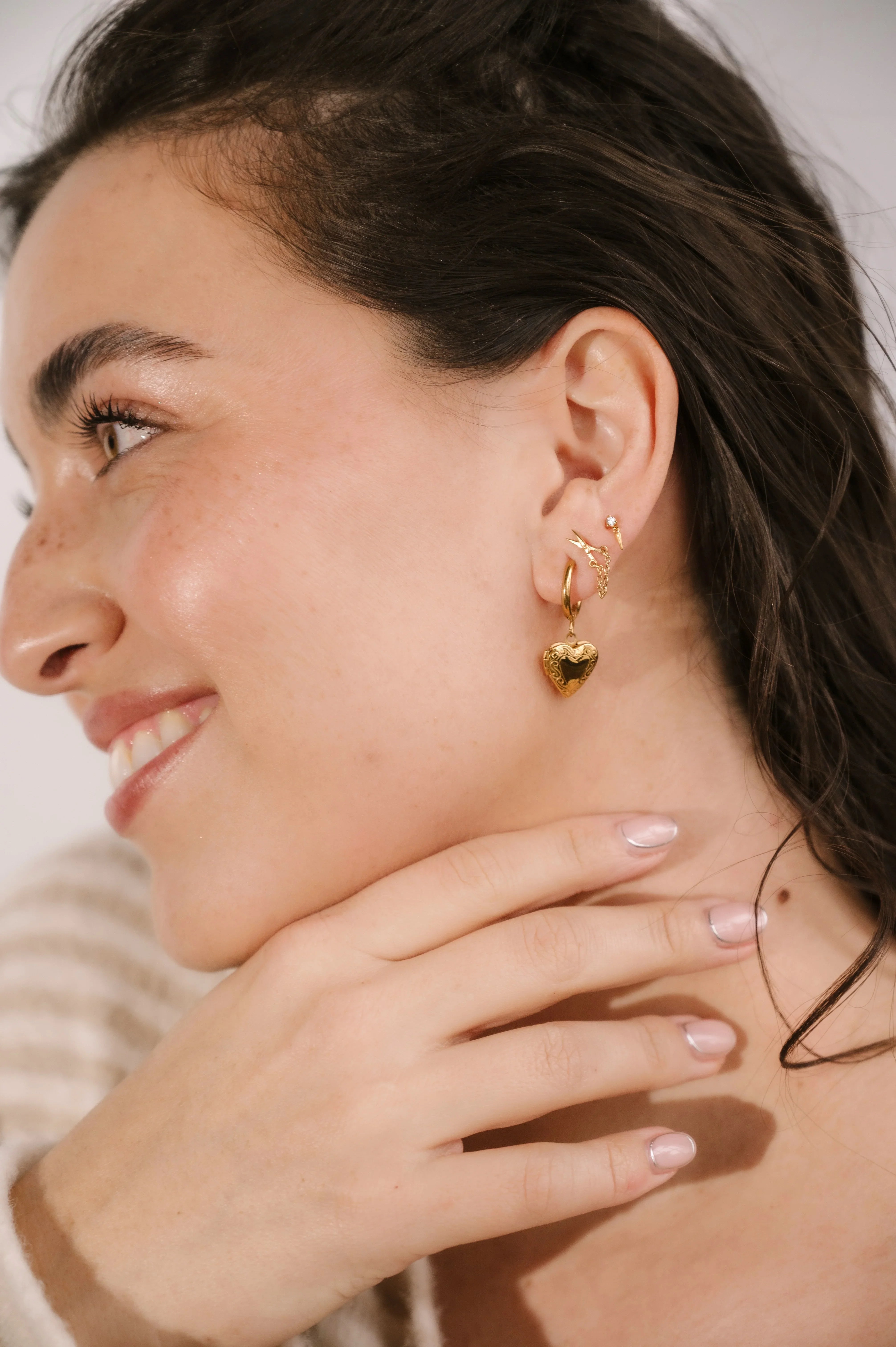 Craft Shears Flat Back Stud