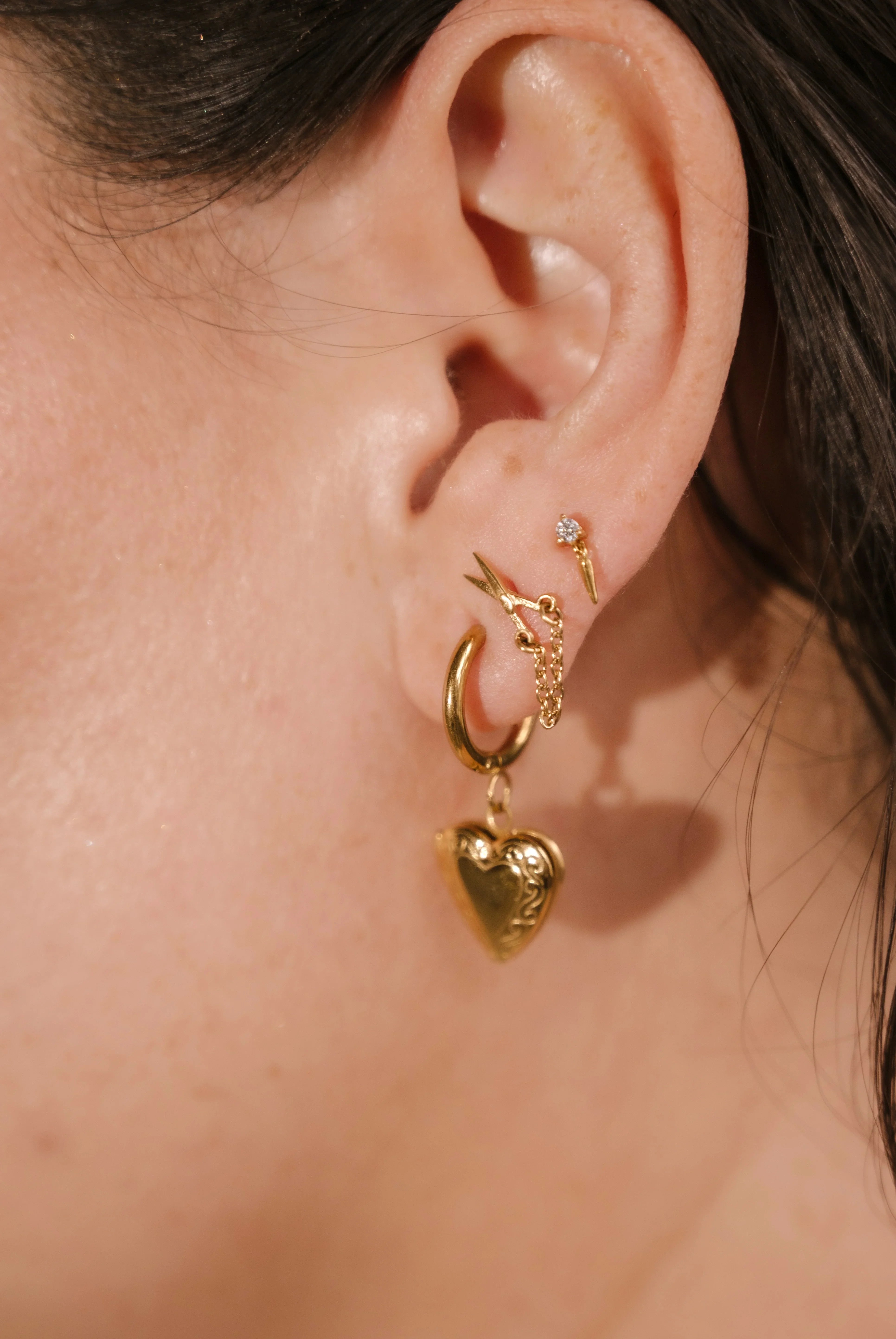 Craft Shears Flat Back Stud