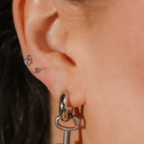 Diary Key Hoop Charm