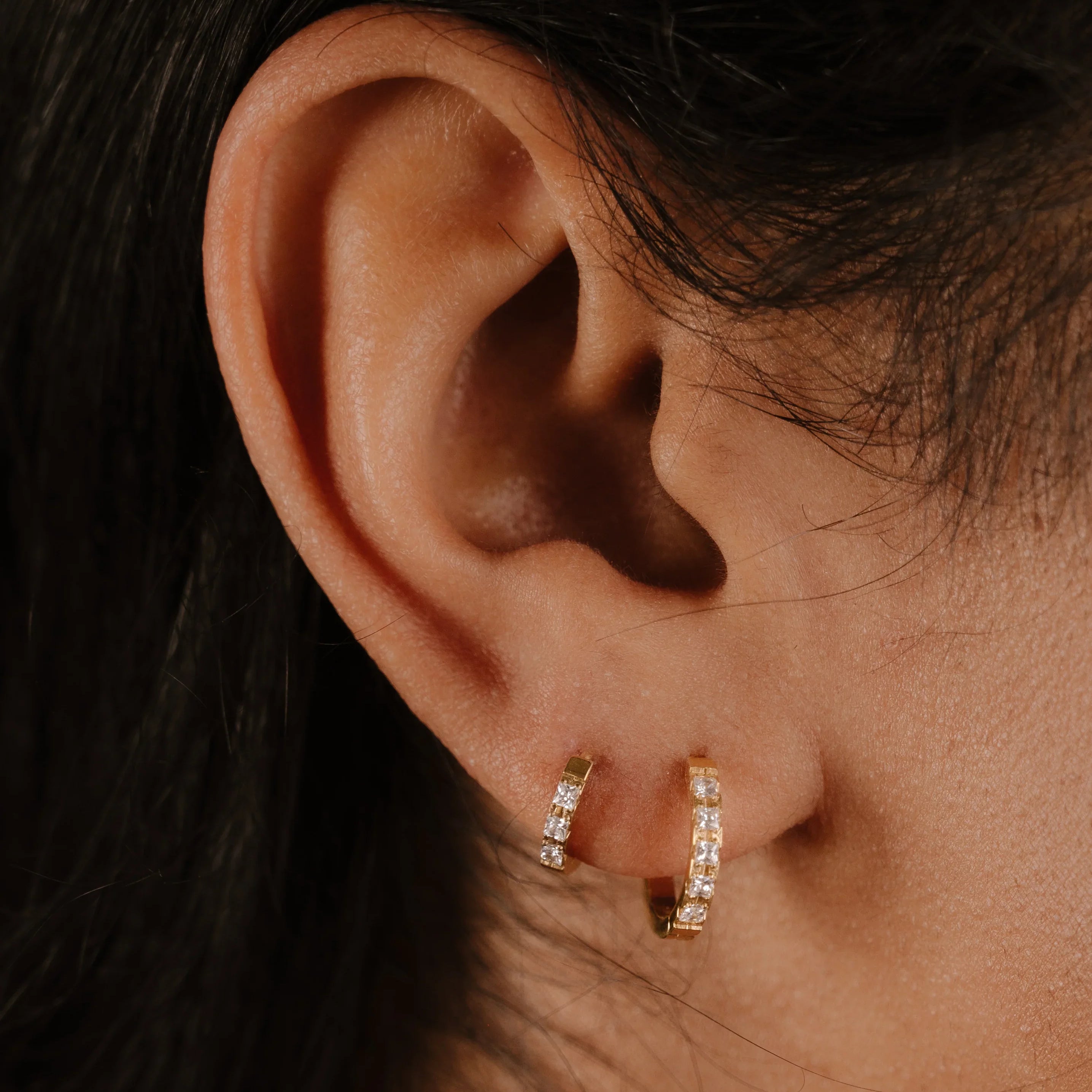 Apricity Titanium Hoops