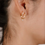 Apricity Titanium Hoops