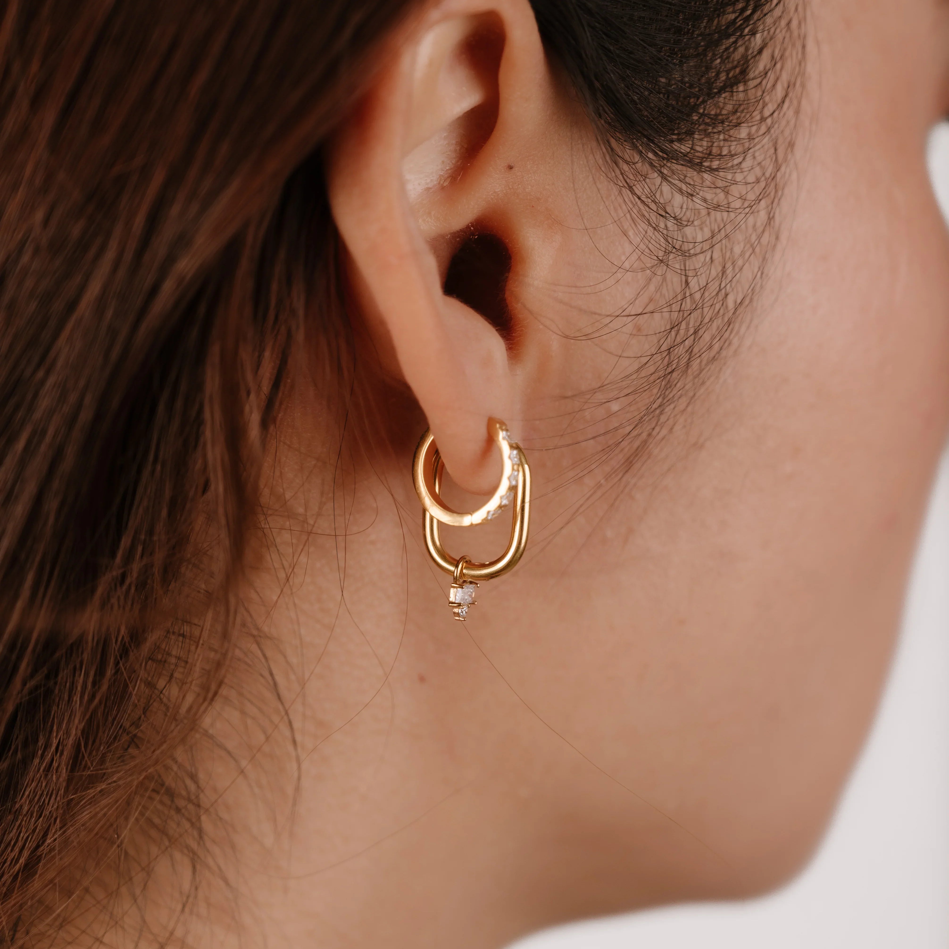 Apricity Titanium Hoops