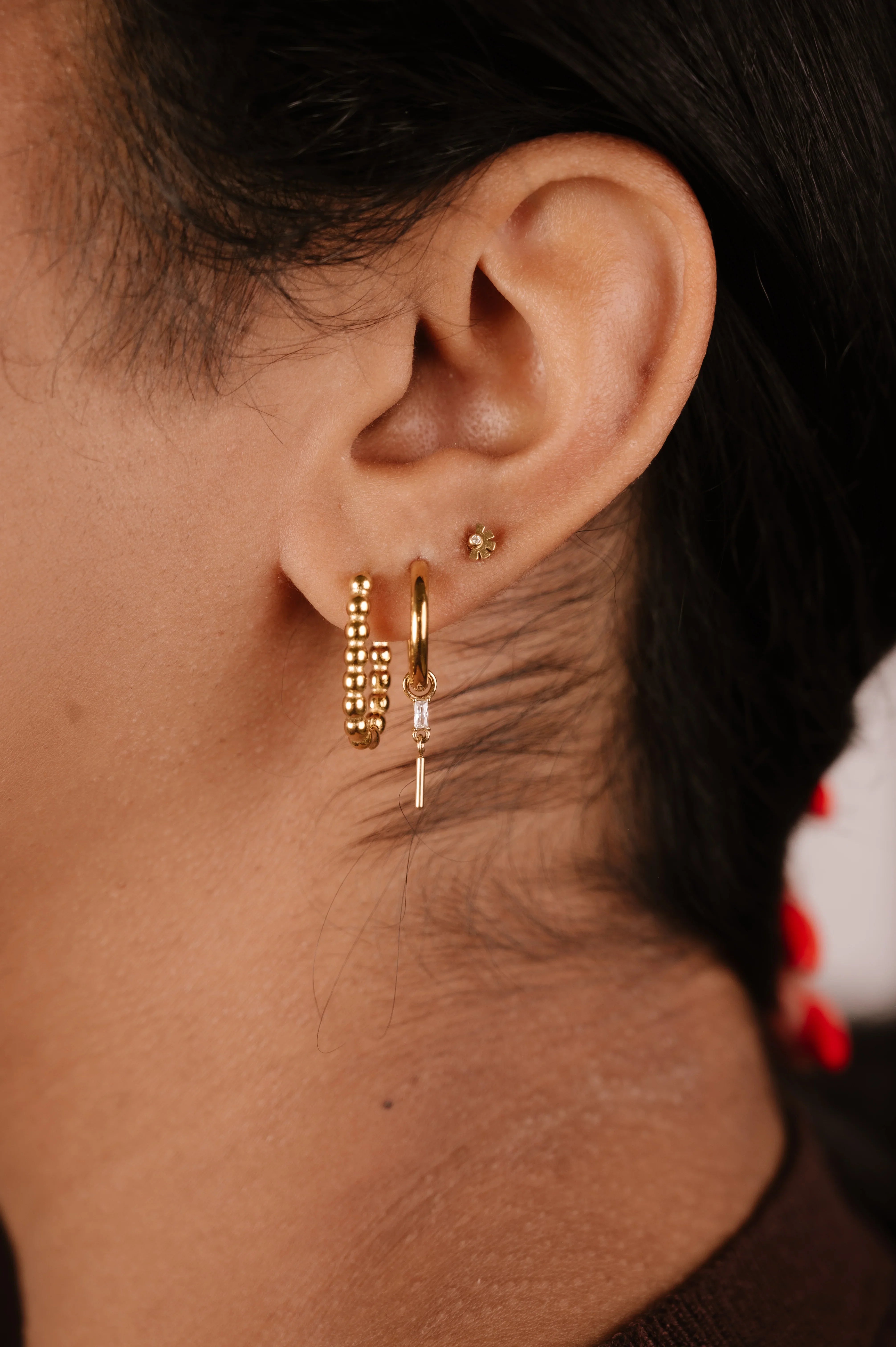 Hielo Flat Back Stud