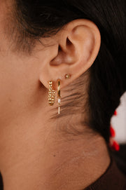 Hielo Flat Back Stud
