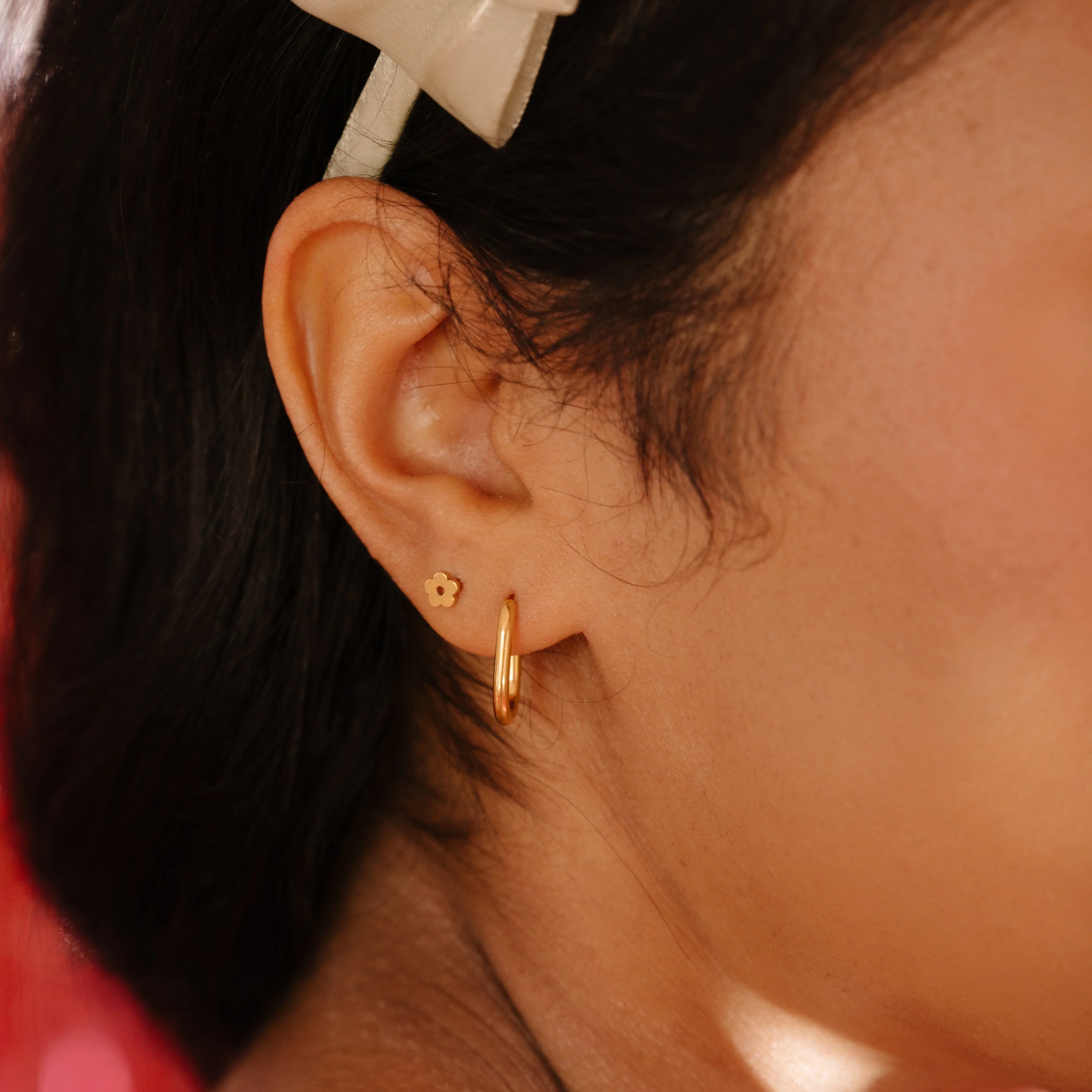 Daisy Flat Back Stud
