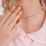 Tennis - Paperclip Hybrid Necklace