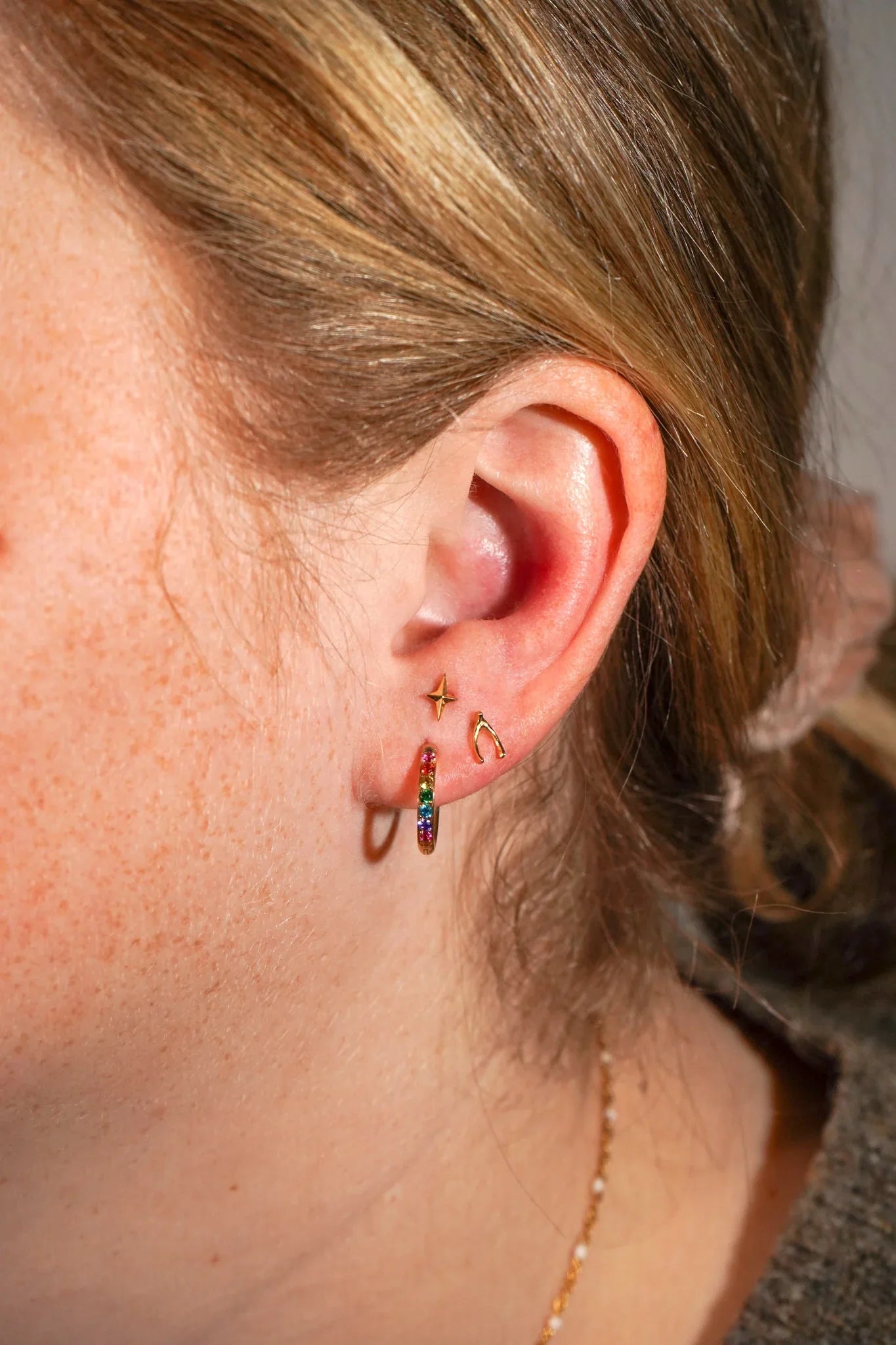 Twinkle Star Flat Back Stud