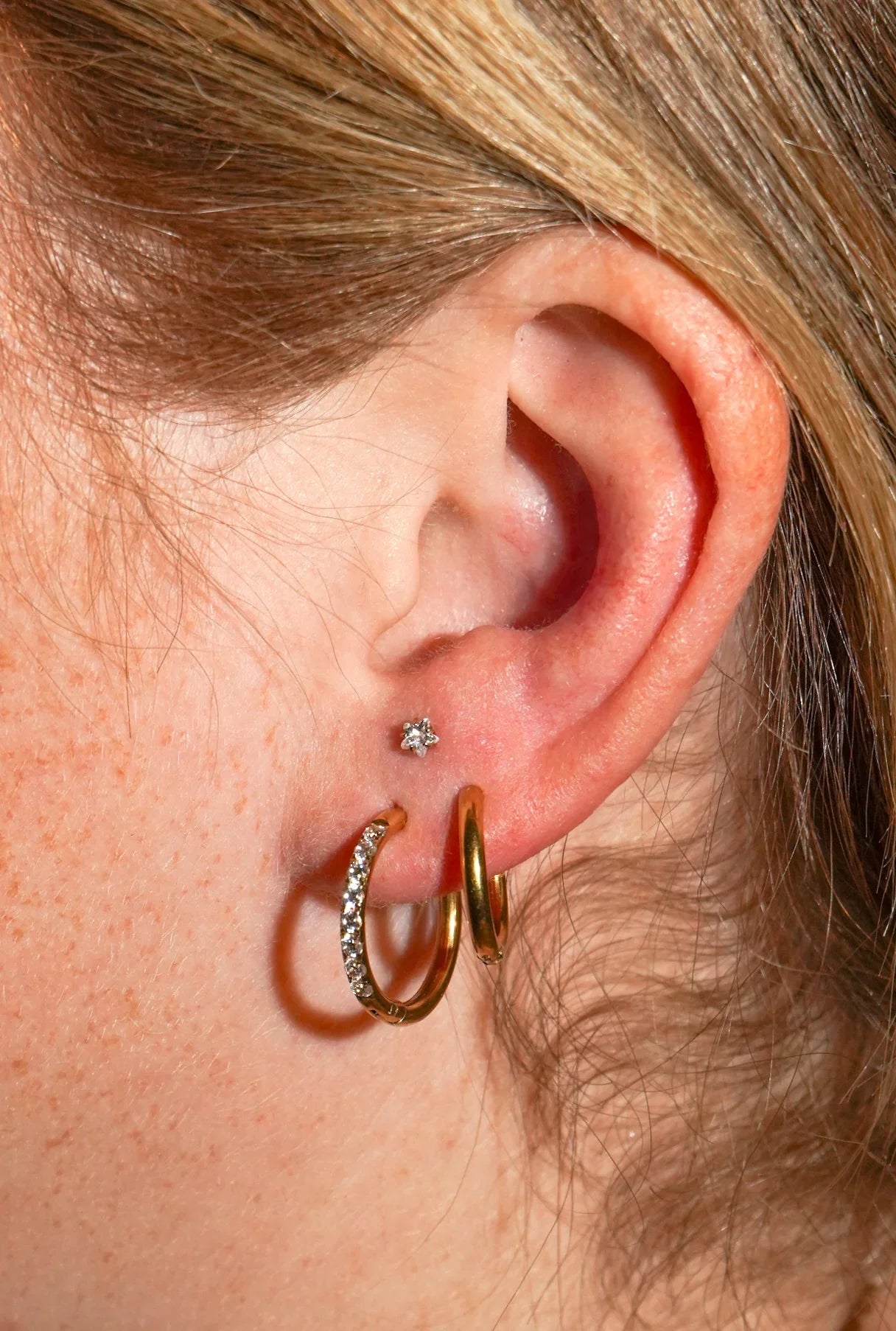 Lucky Star Flat Back Stud