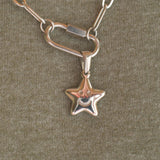 Smiley Star Necklace Charm