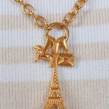 Eiffel Tower Necklace Charm