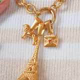 Eiffel Tower Necklace Charm