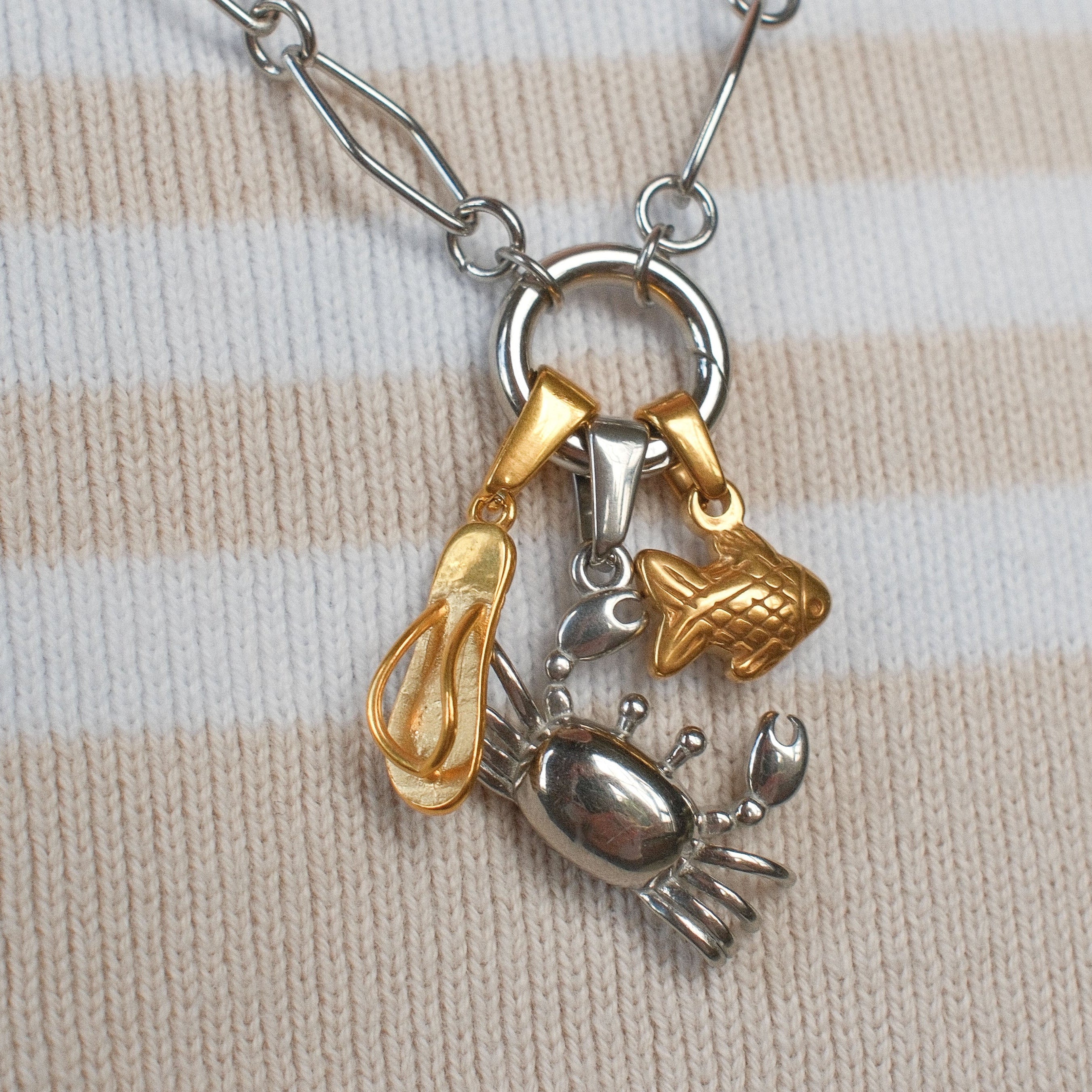 Lucky Fish Necklace Charm