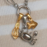 Crab Necklace Charm