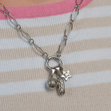 Baseball Necklace Charm