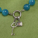 Vintage Key Necklace Charm