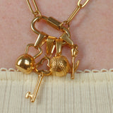 Vintage Key Necklace Charm