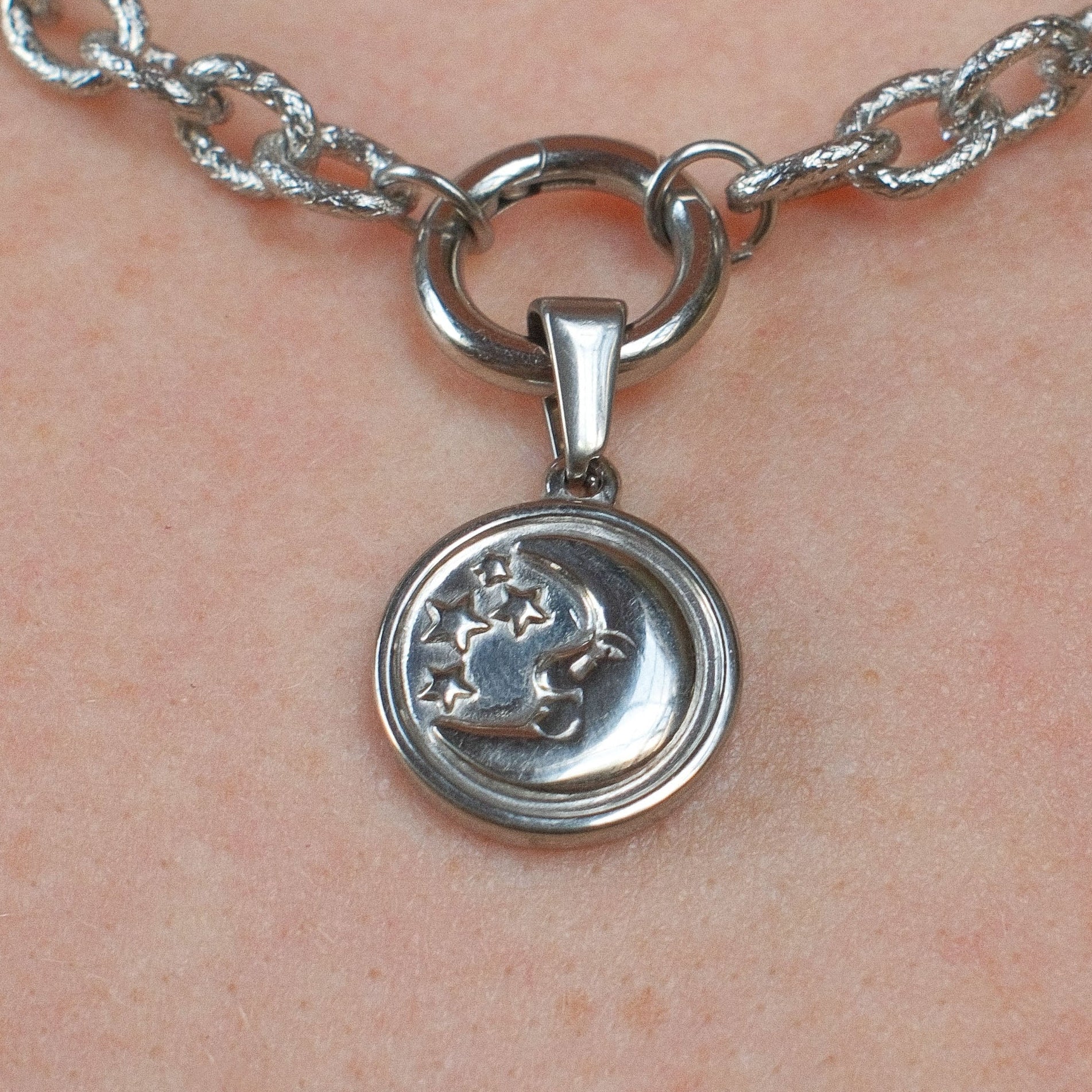 Celestial Coin Necklace Charm