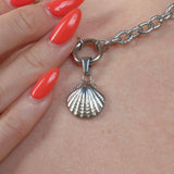 Scallop Shell Necklace Charm