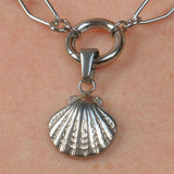 Scallop Shell Necklace Charm