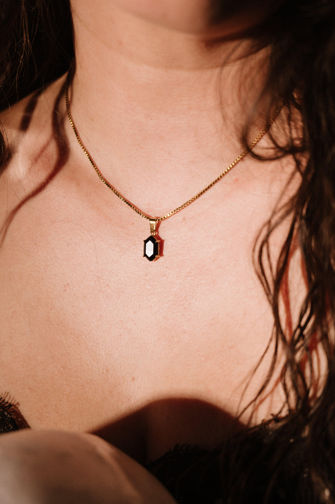 Onyx Terrarium Necklace