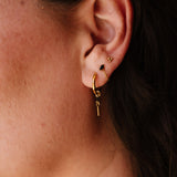 Tubular Bell Hoop Charm
