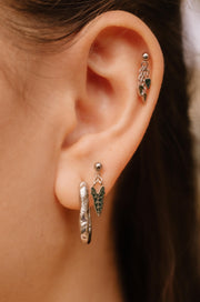 Alocasia Dangle Flat Back Stud