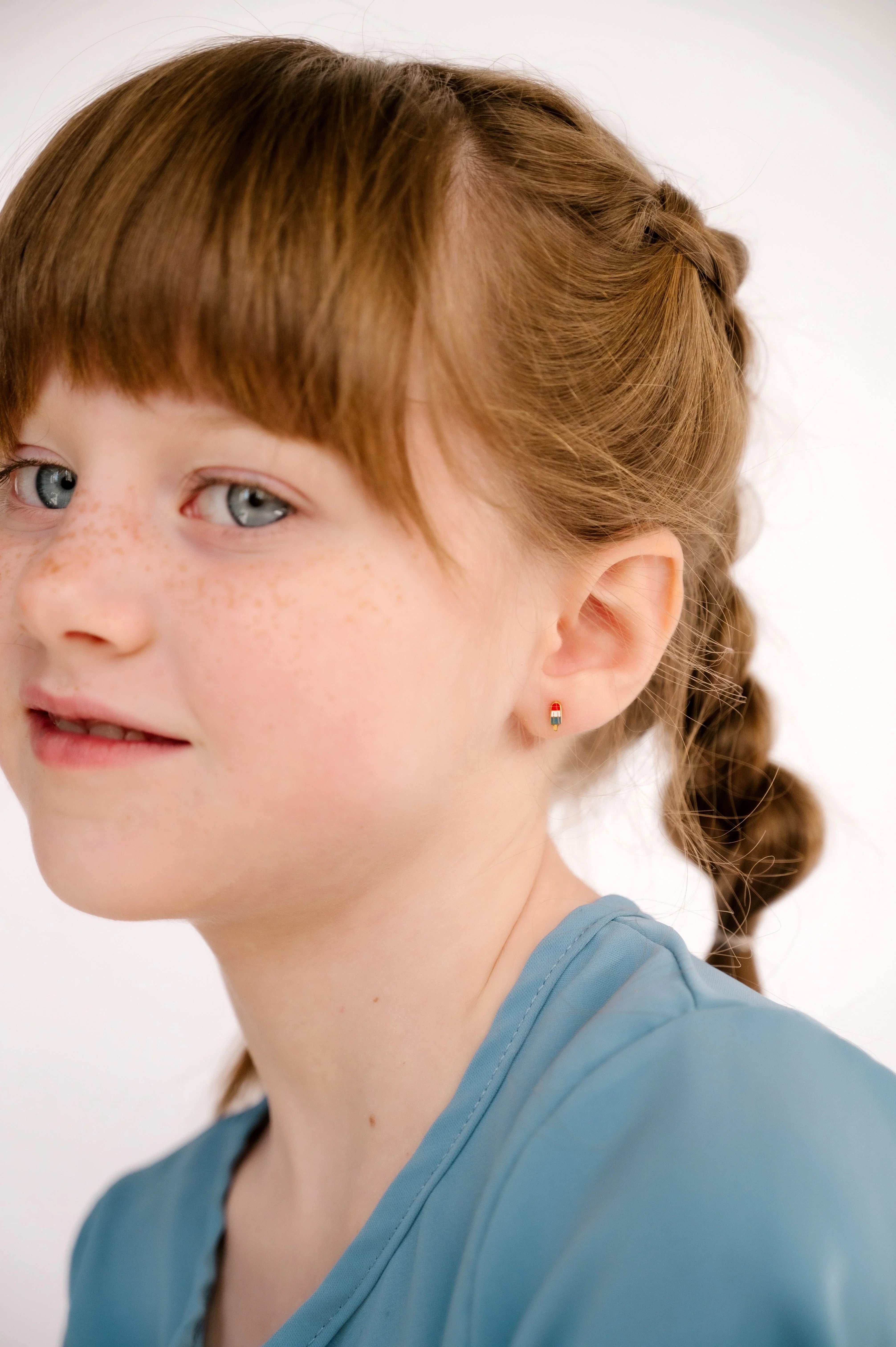 Rocket Pop Enamel Flat Back Stud